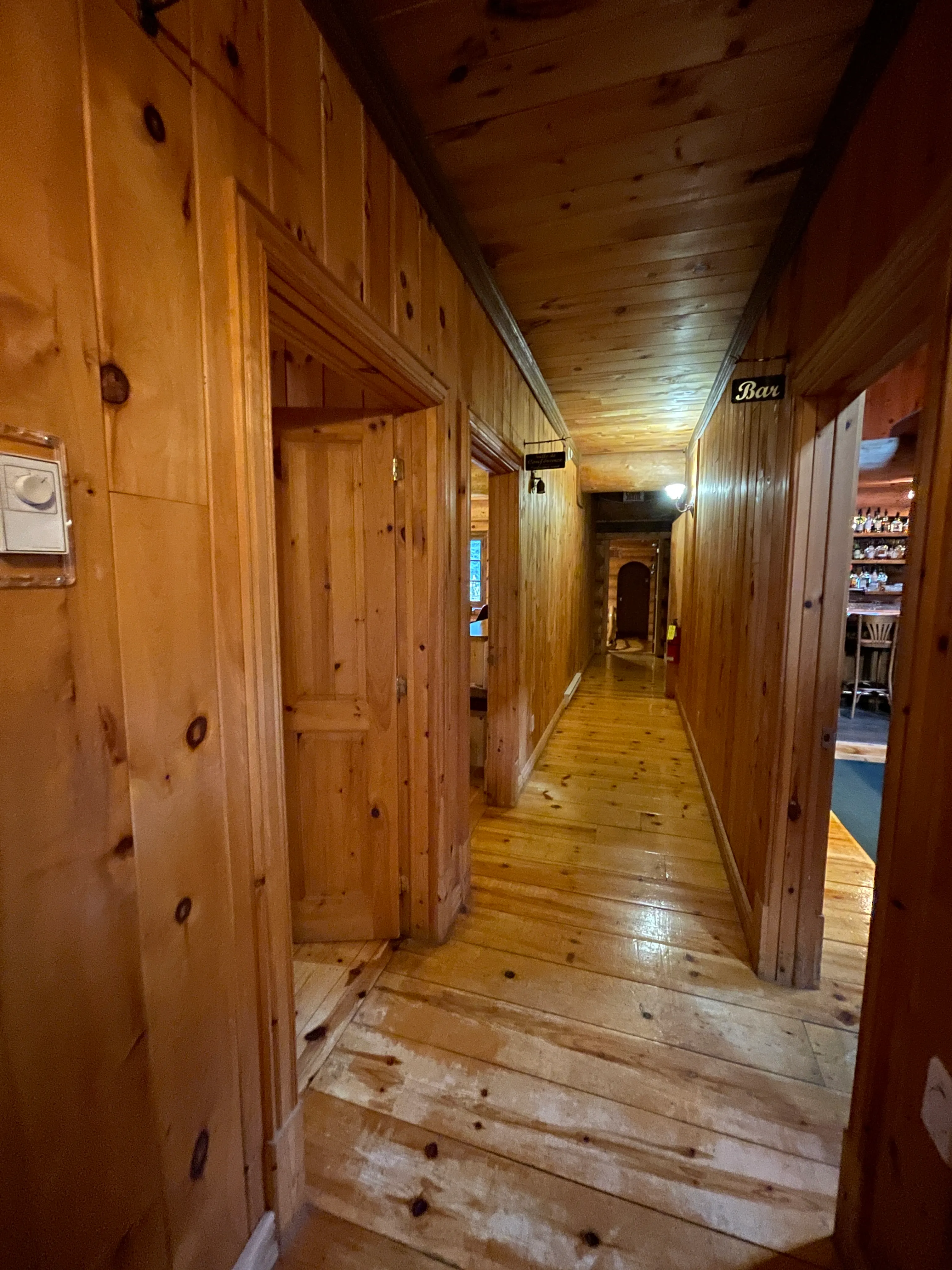 Corridor leading to the accessible bedroom
