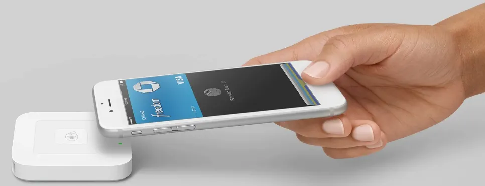 Square payment terminal - Apple Pay