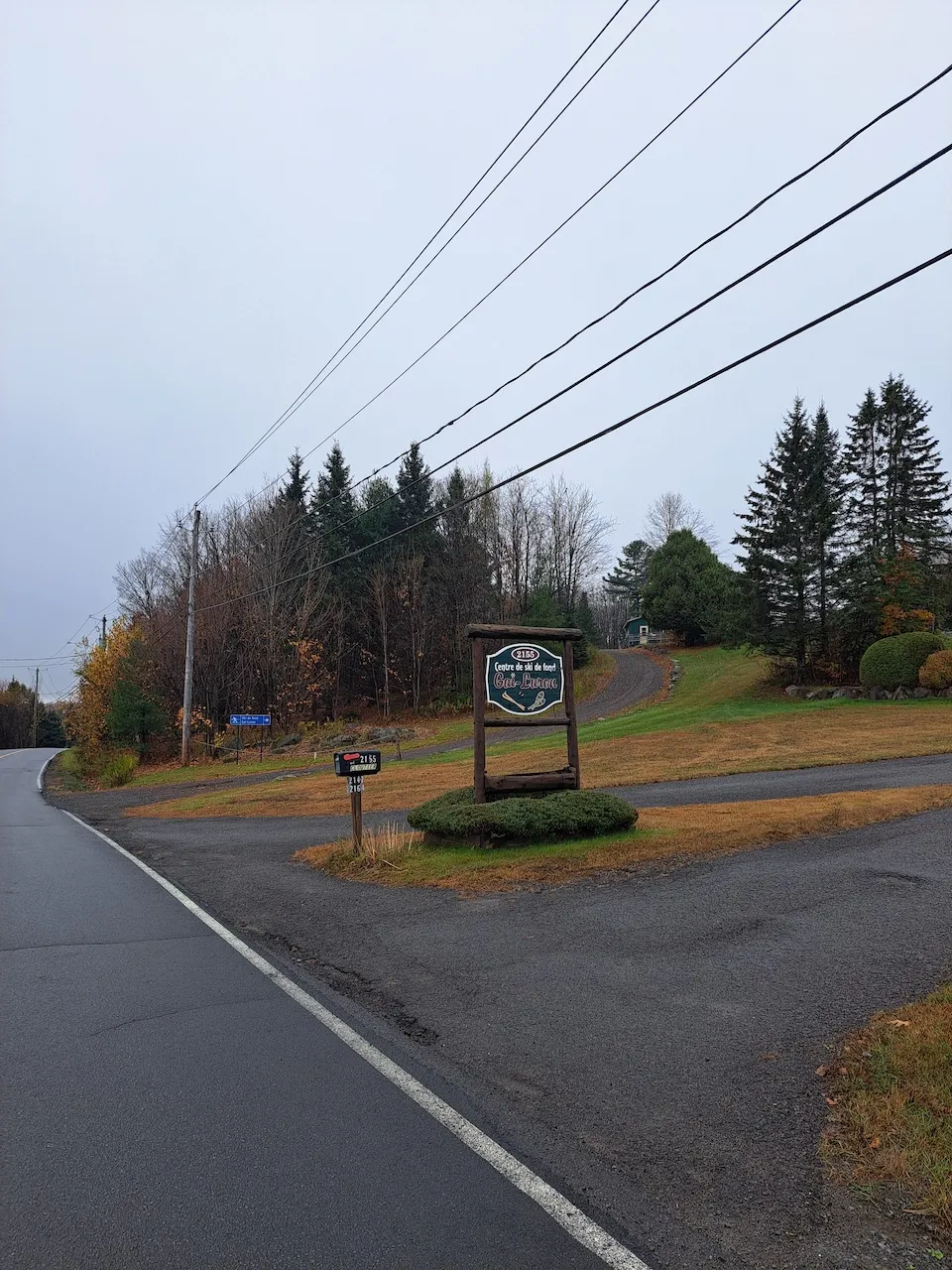 Entrance at the bottom of the hill