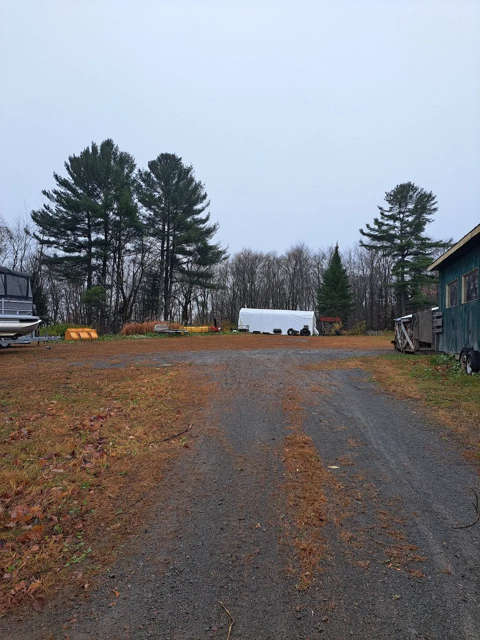 Parking at the top of the hill