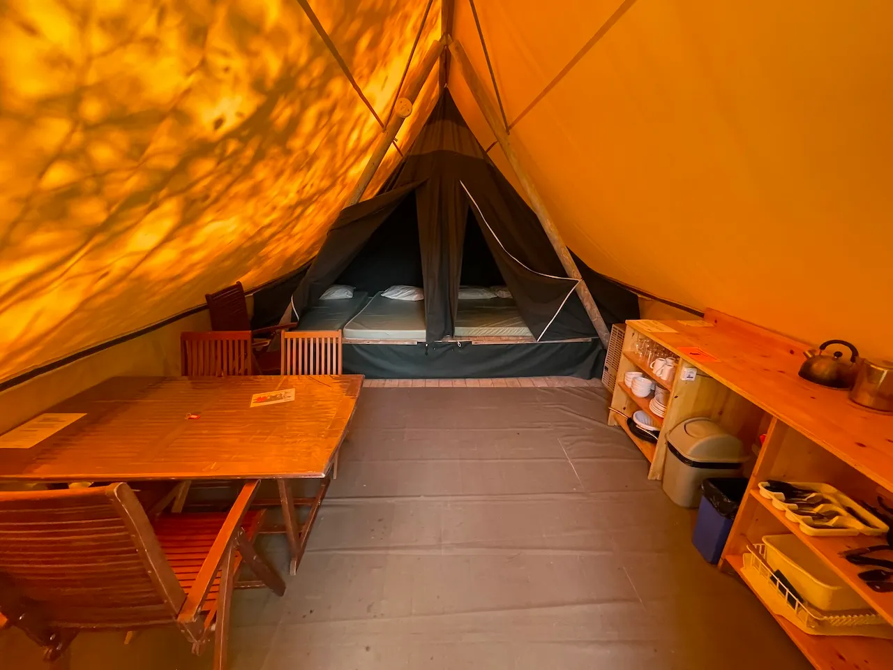 Prêt-à-camper traditionnel - Intérieur