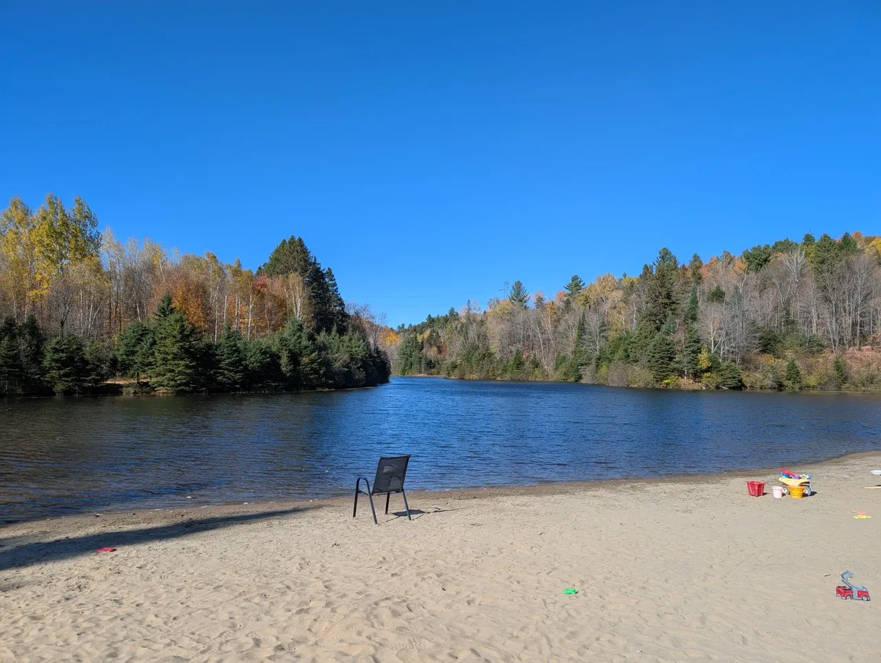 Beach and lake