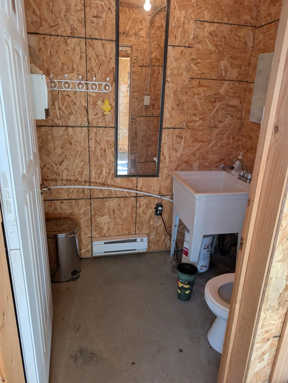 Restroom in the reception building