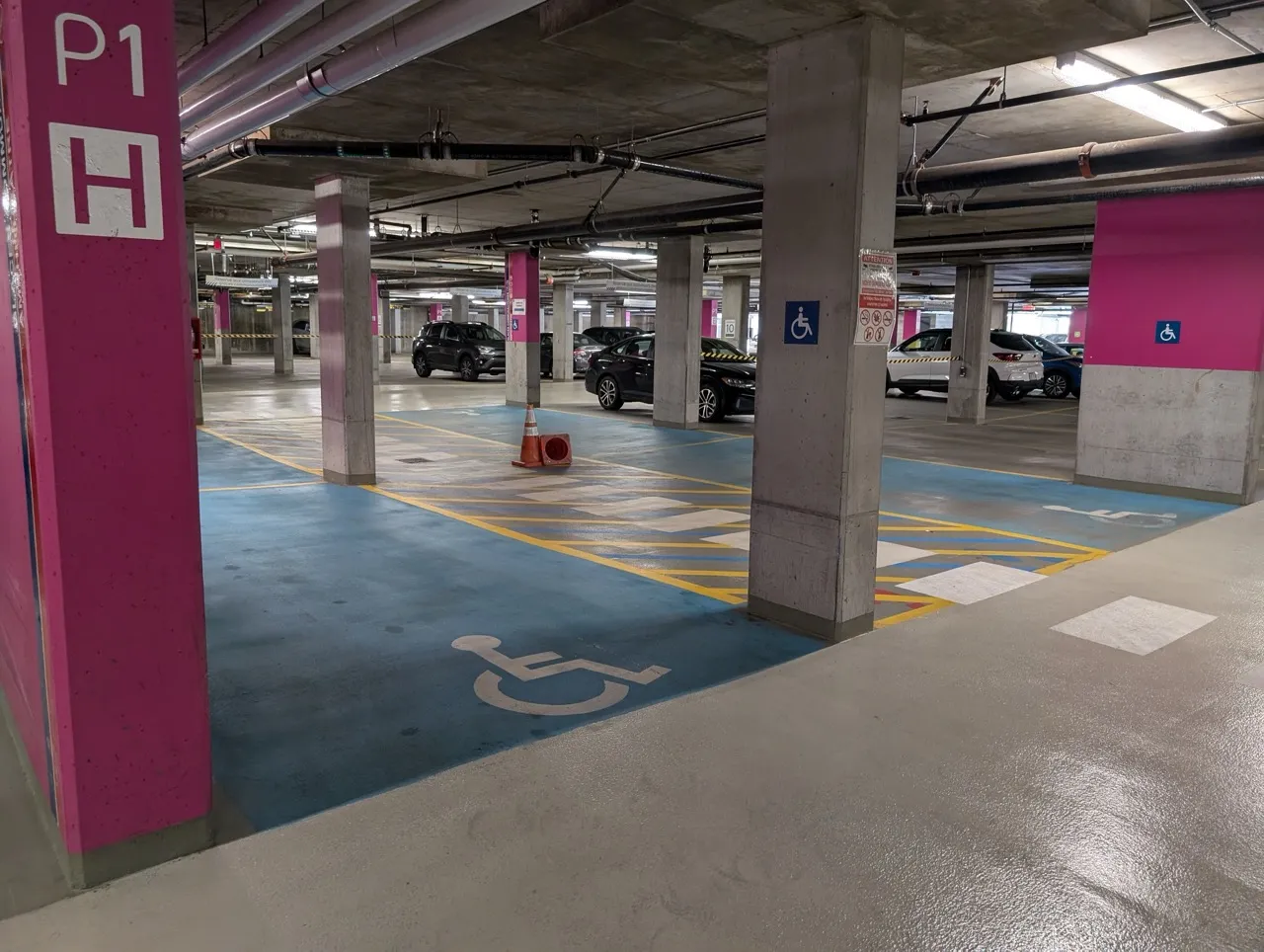 Reserved parking spaces