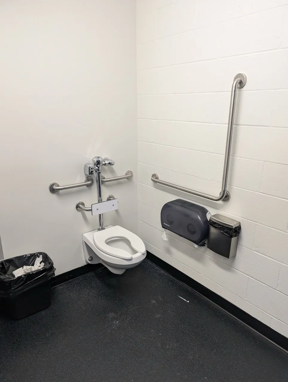 Restroom near the locker room