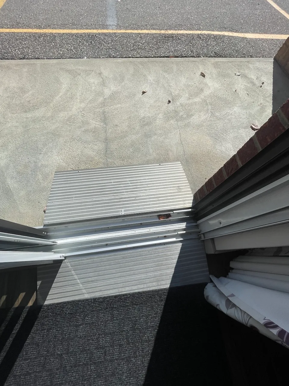 Accès à la terrasse - chambre 124