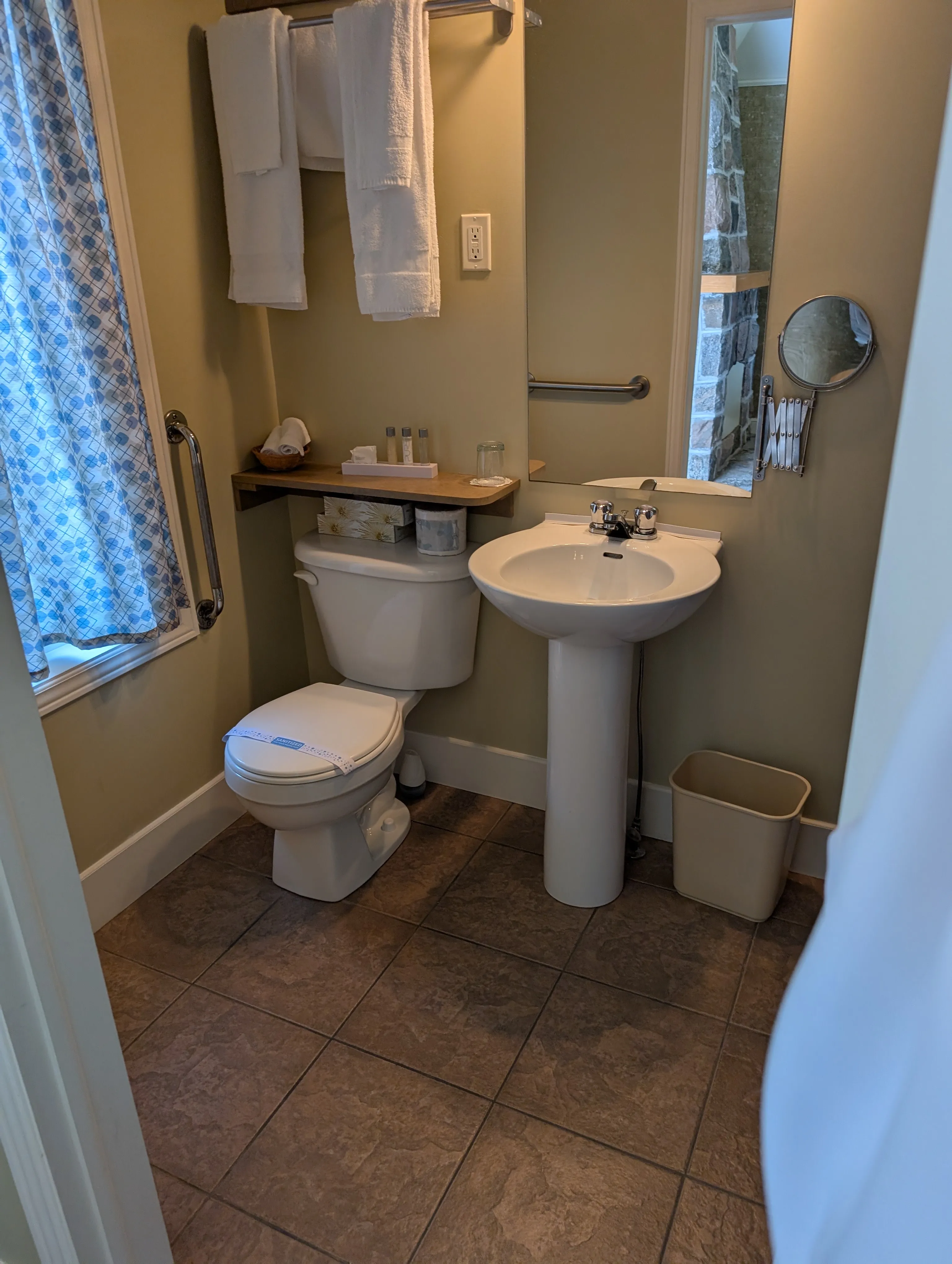 Bathroom in room 69 - toilet and sink