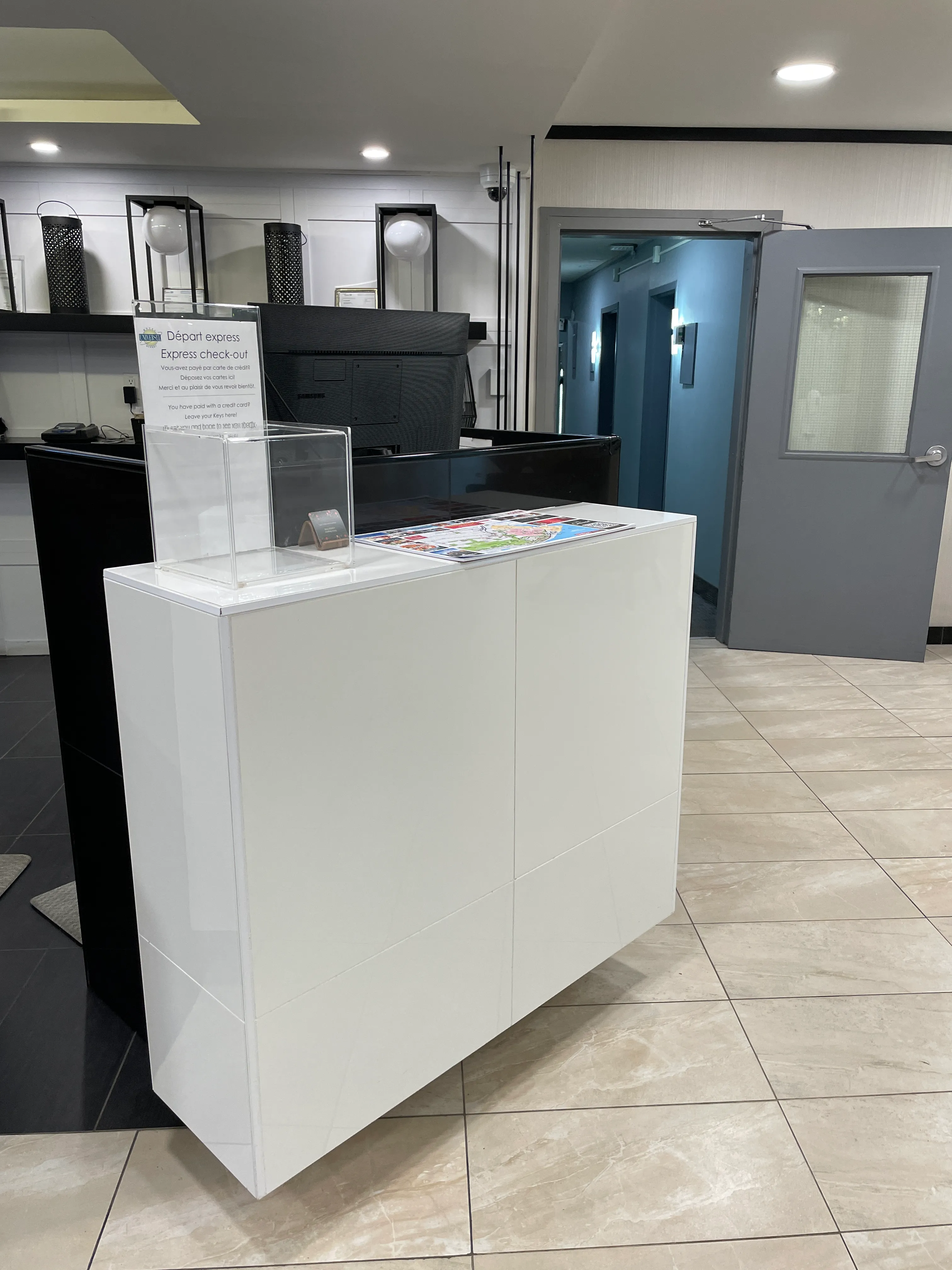 Comptoir de réception