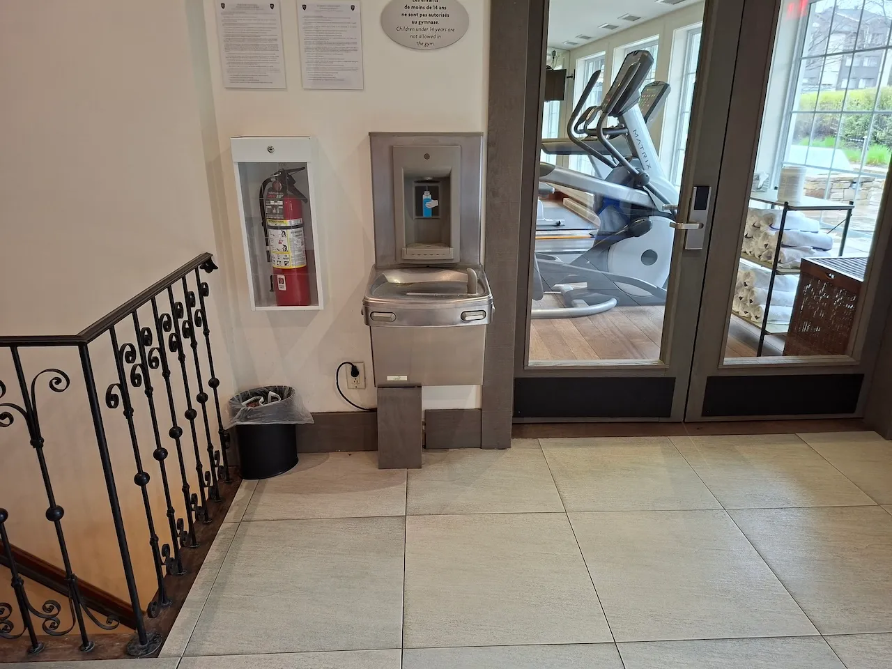 Services et activités - Salle d'entrainement - Fontaine
