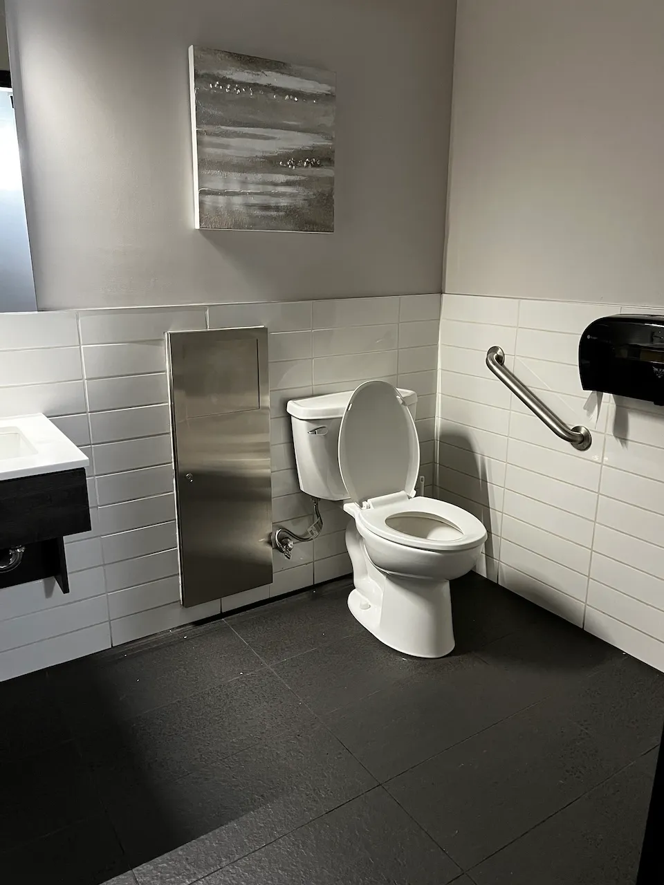 Accessible restroom—near the front desk
