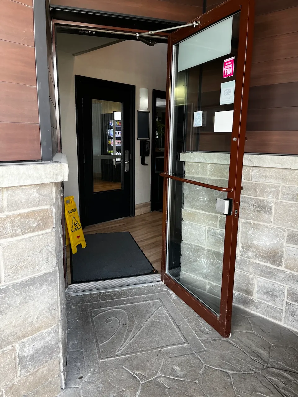 Entrance A - exterior door