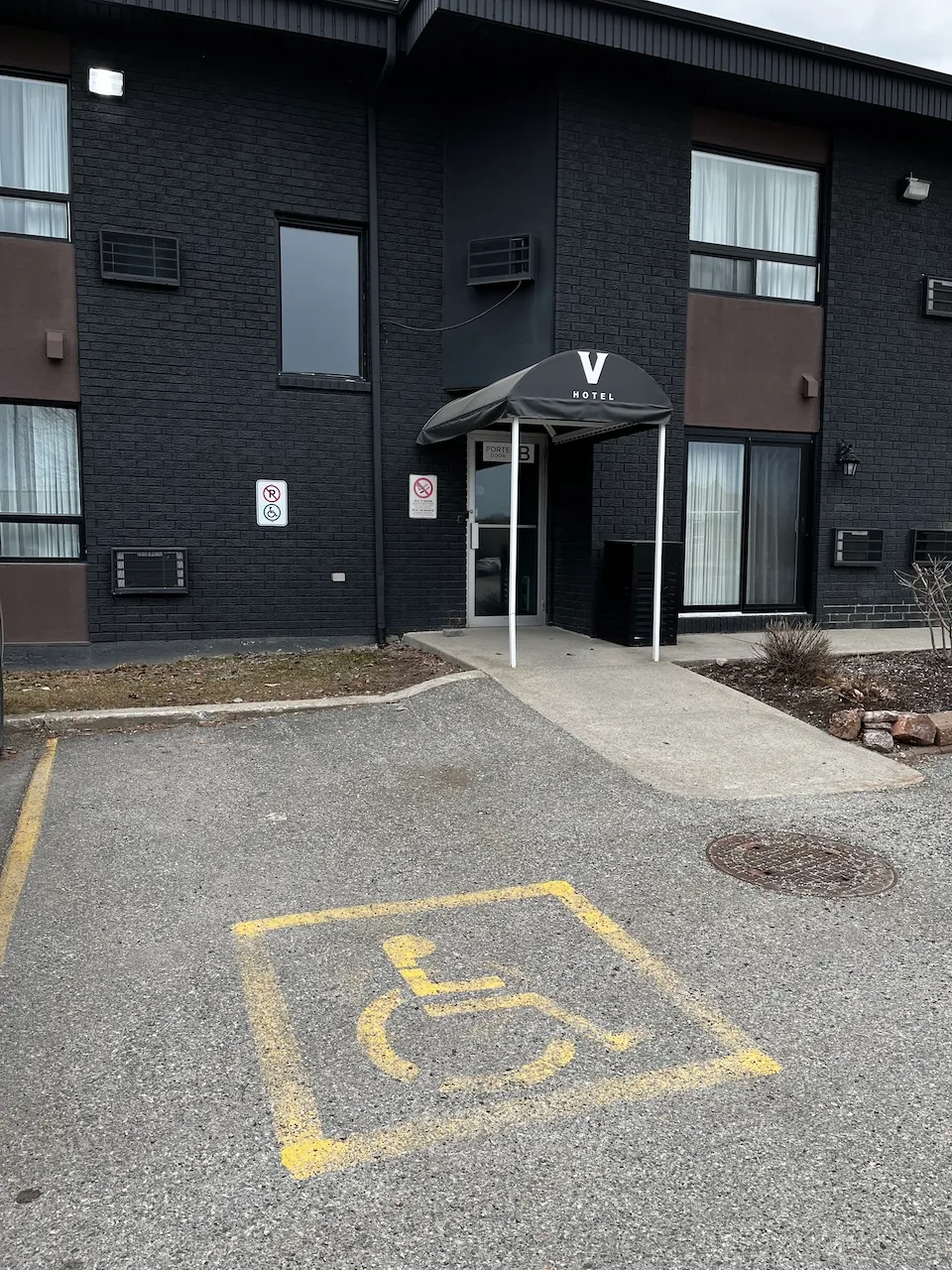 Parking and Entrance - Door B