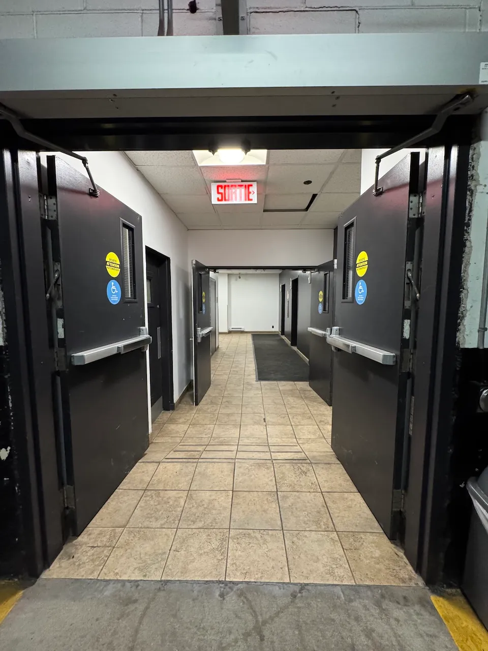 Access to indoor parking