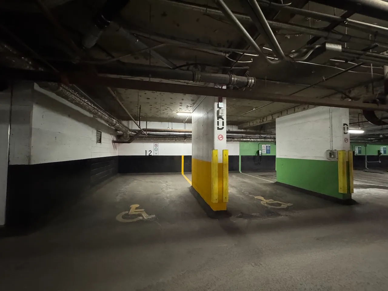 Reserved parking spaces