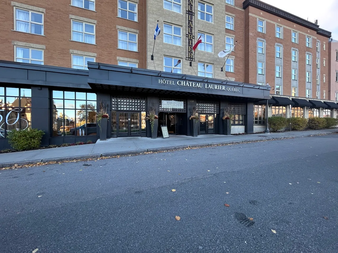 Exterior of the hotel