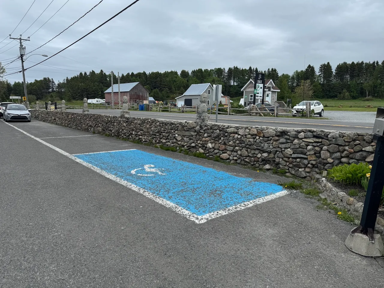 Reserved parking space