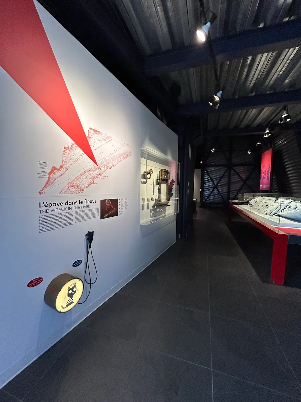 Musée Empress of Ireland - Salle d'exposition