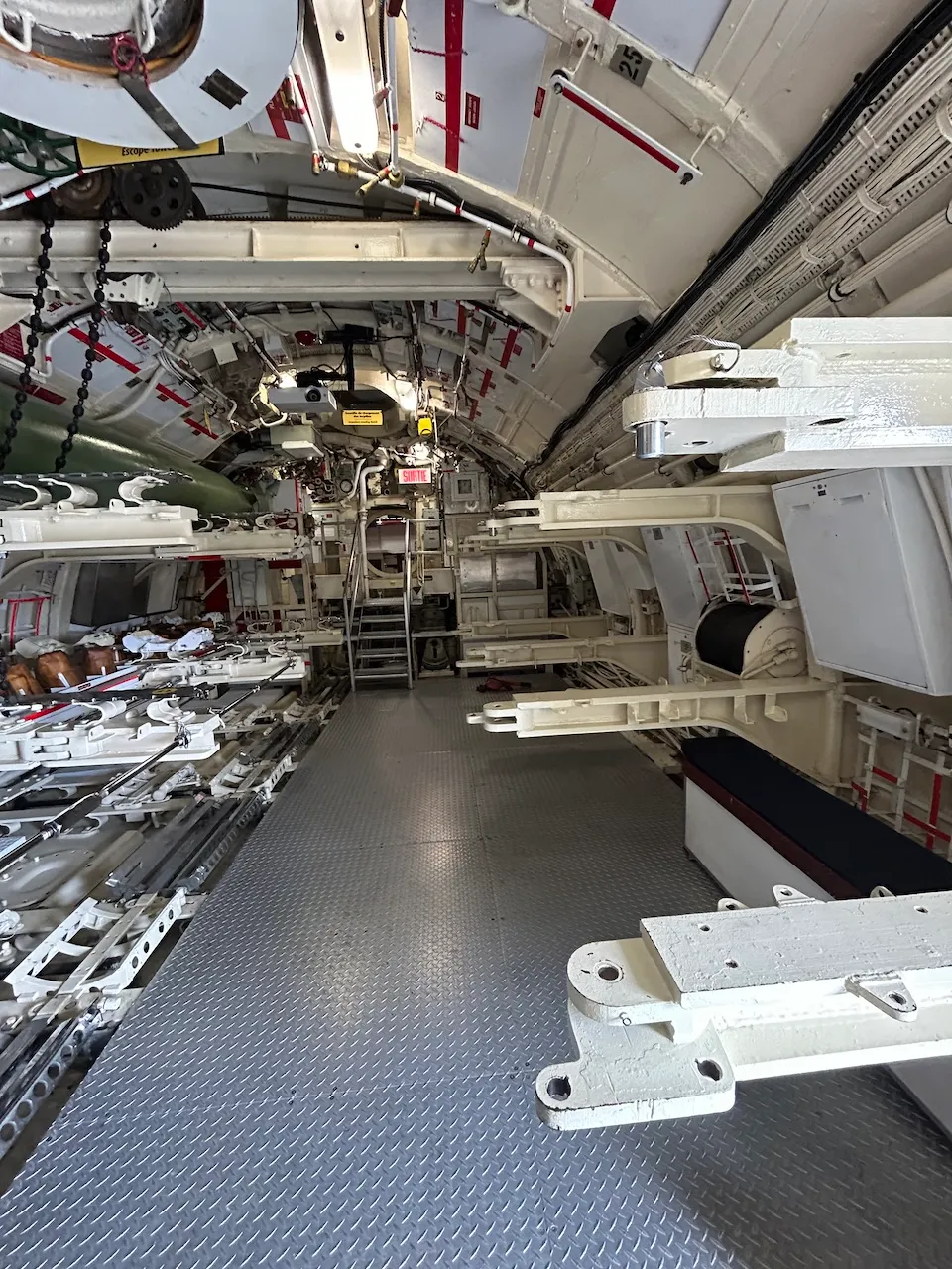 Intérieur du sous-marin Onondaga