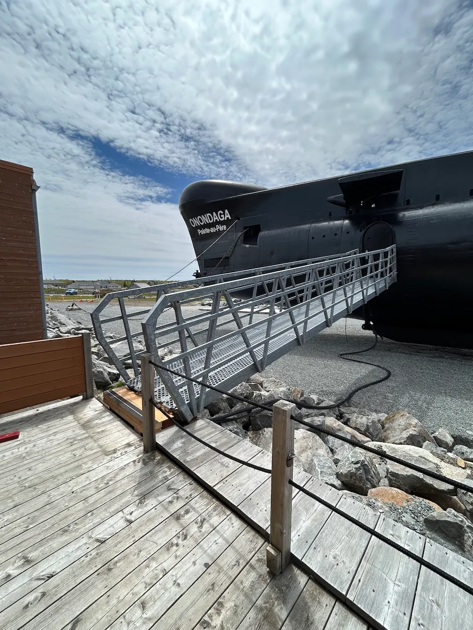 Accès au sous-marin Onondaga