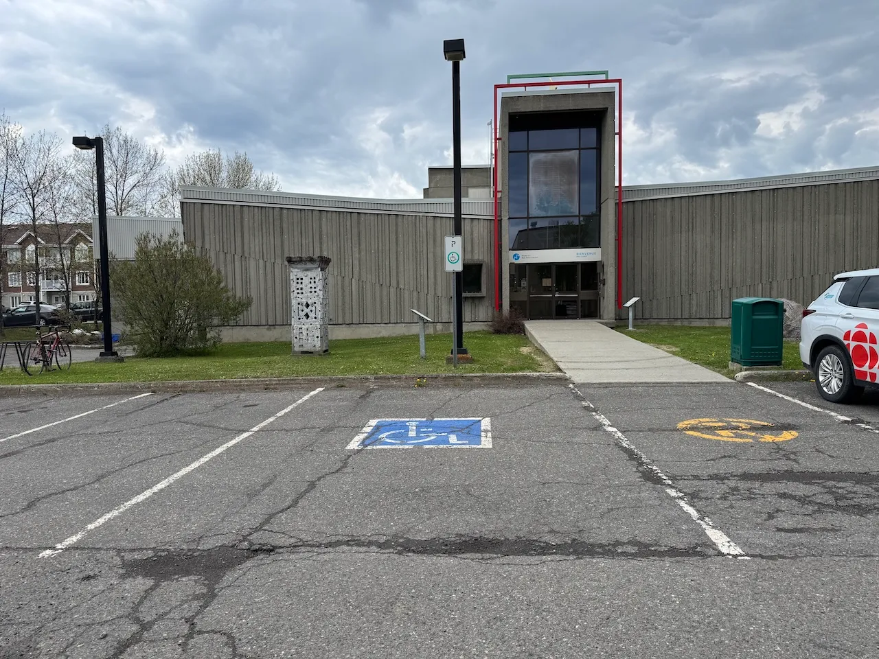 Reserved parking space