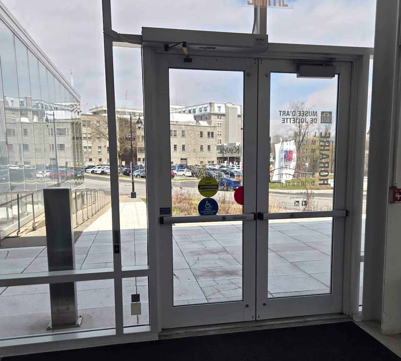 Inside the front door