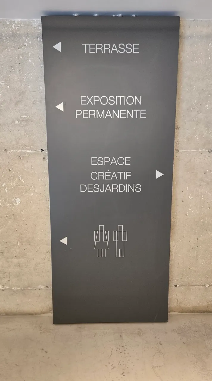 Museum sign