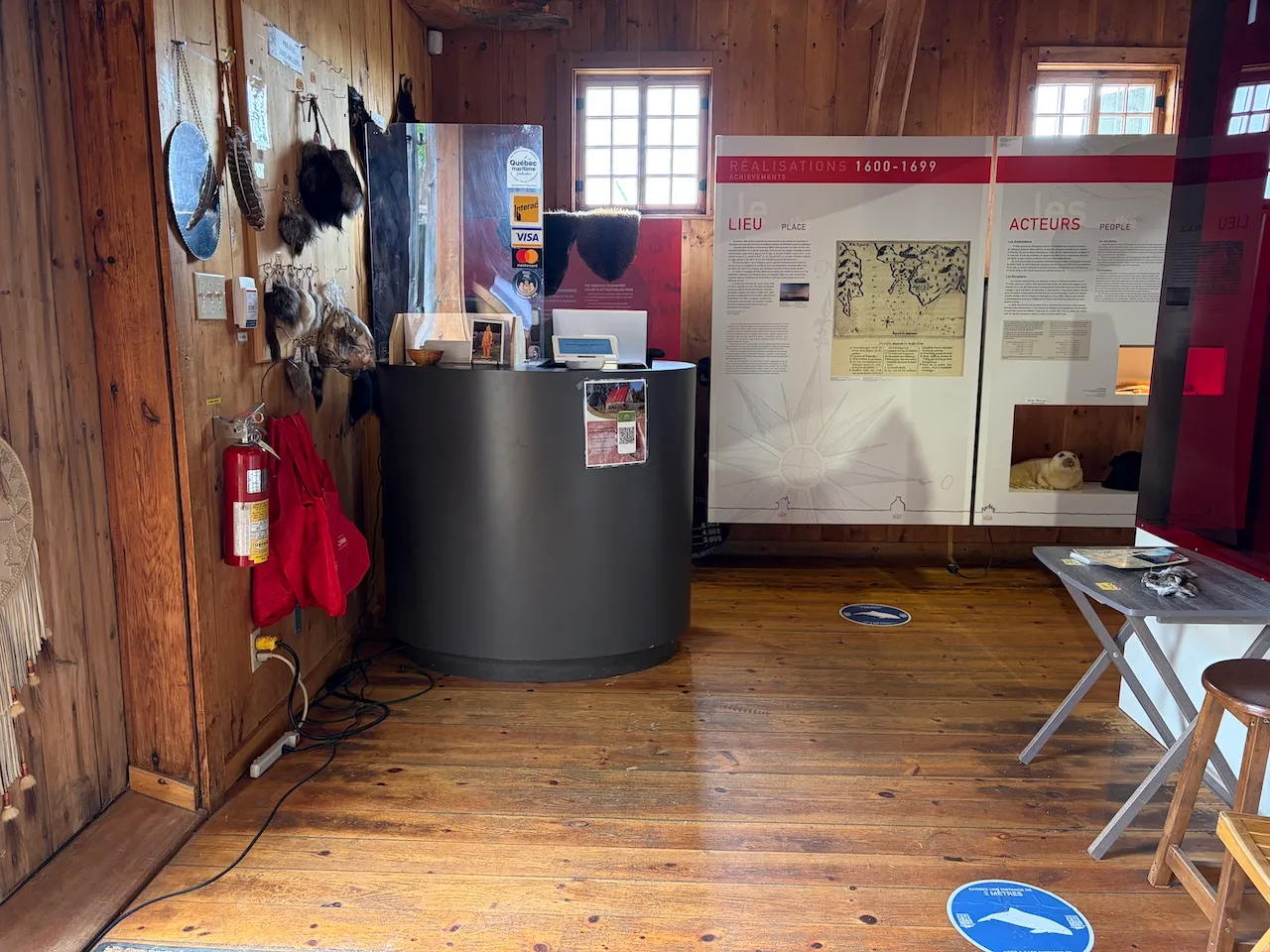Inside the museum