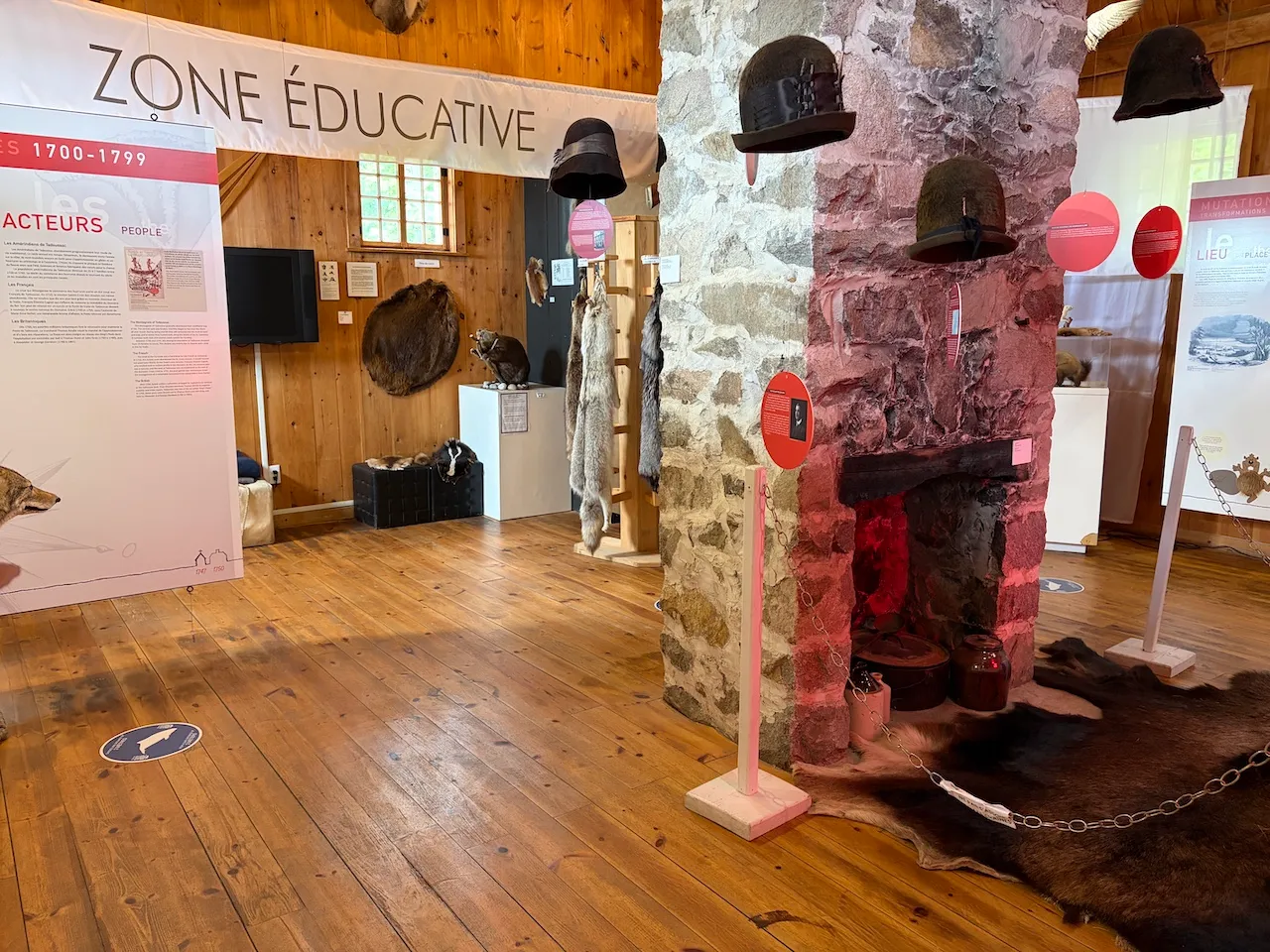 Inside the museum