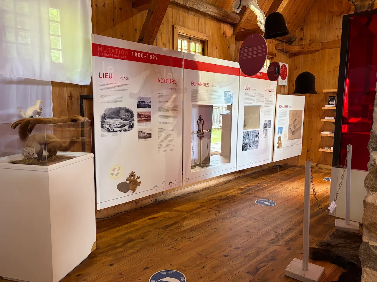 Inside the museum