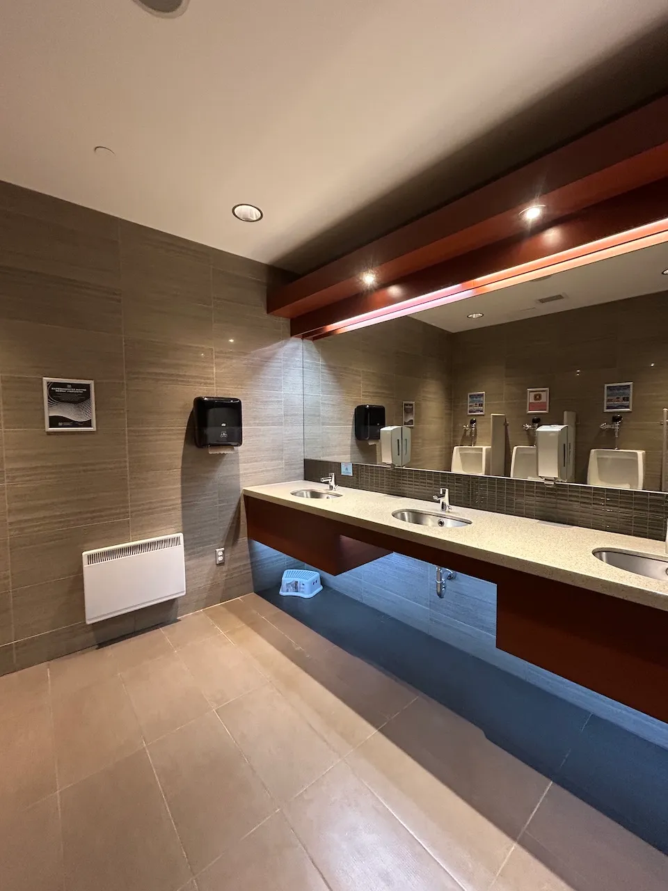 Restrooms (ground floor)