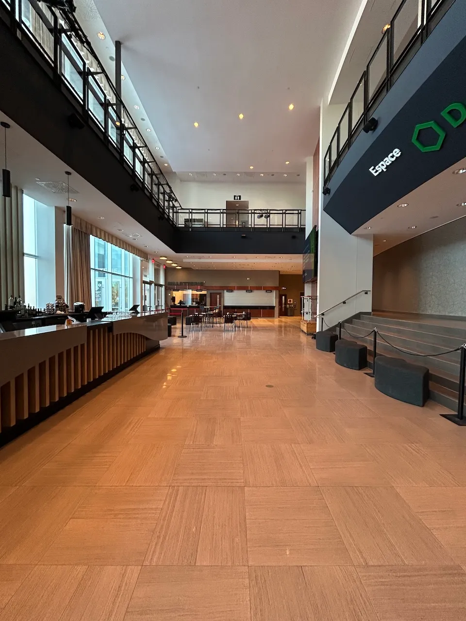 Bar and ticket office