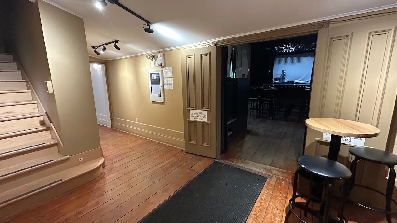 Theater lobby