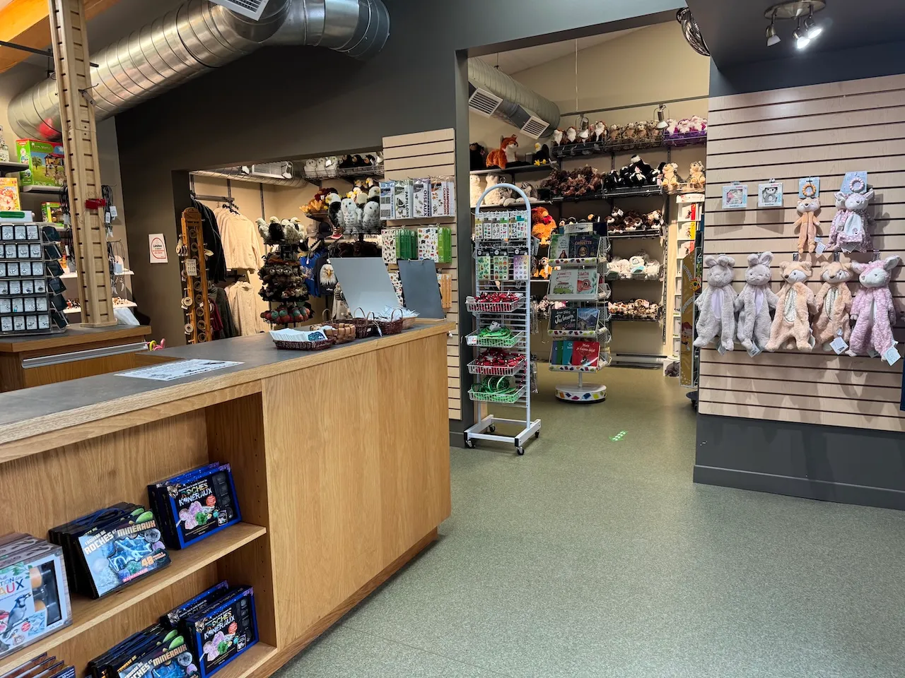Boutique et comptoir de vente