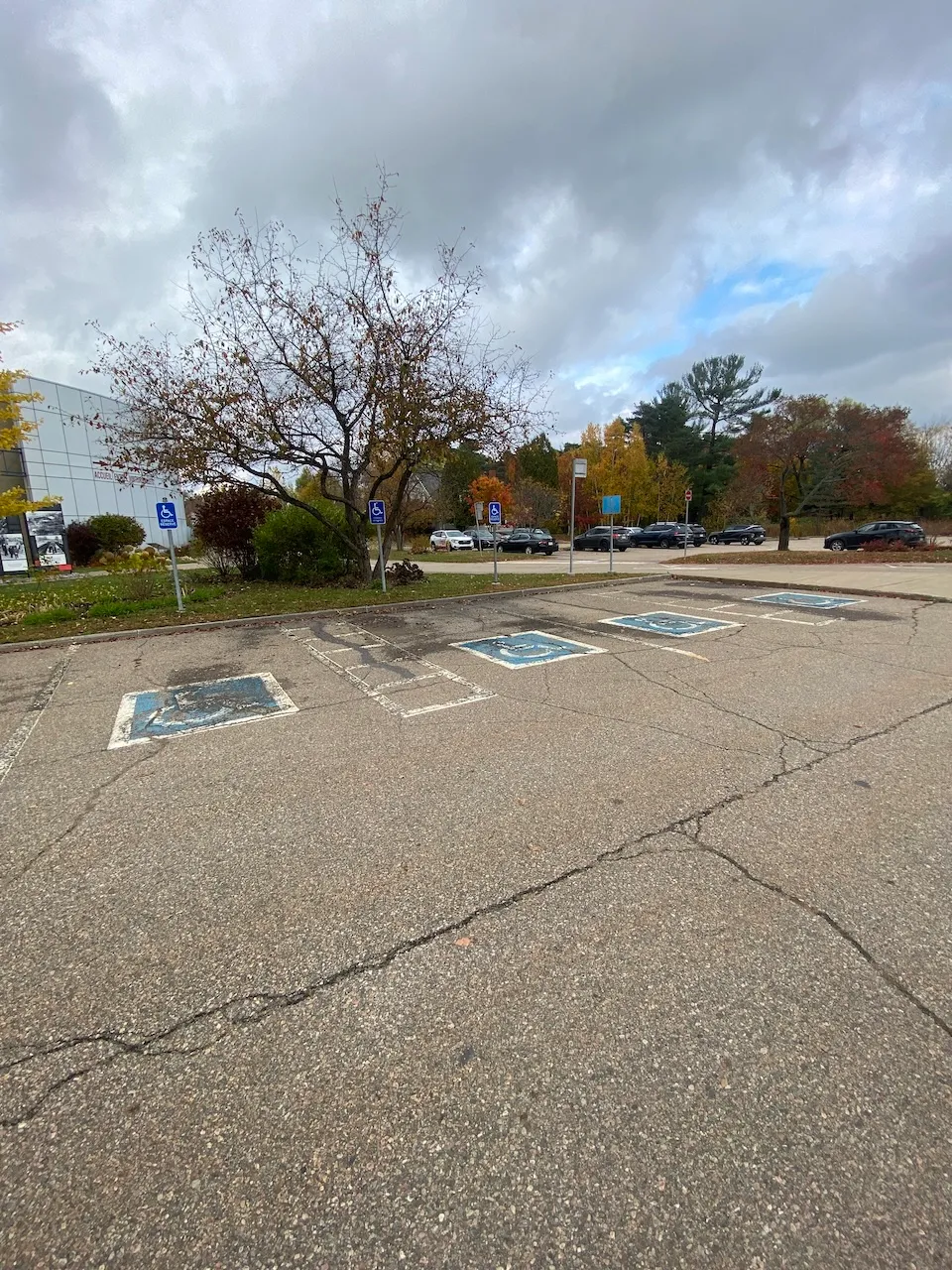 Reserved parking spaces (4)