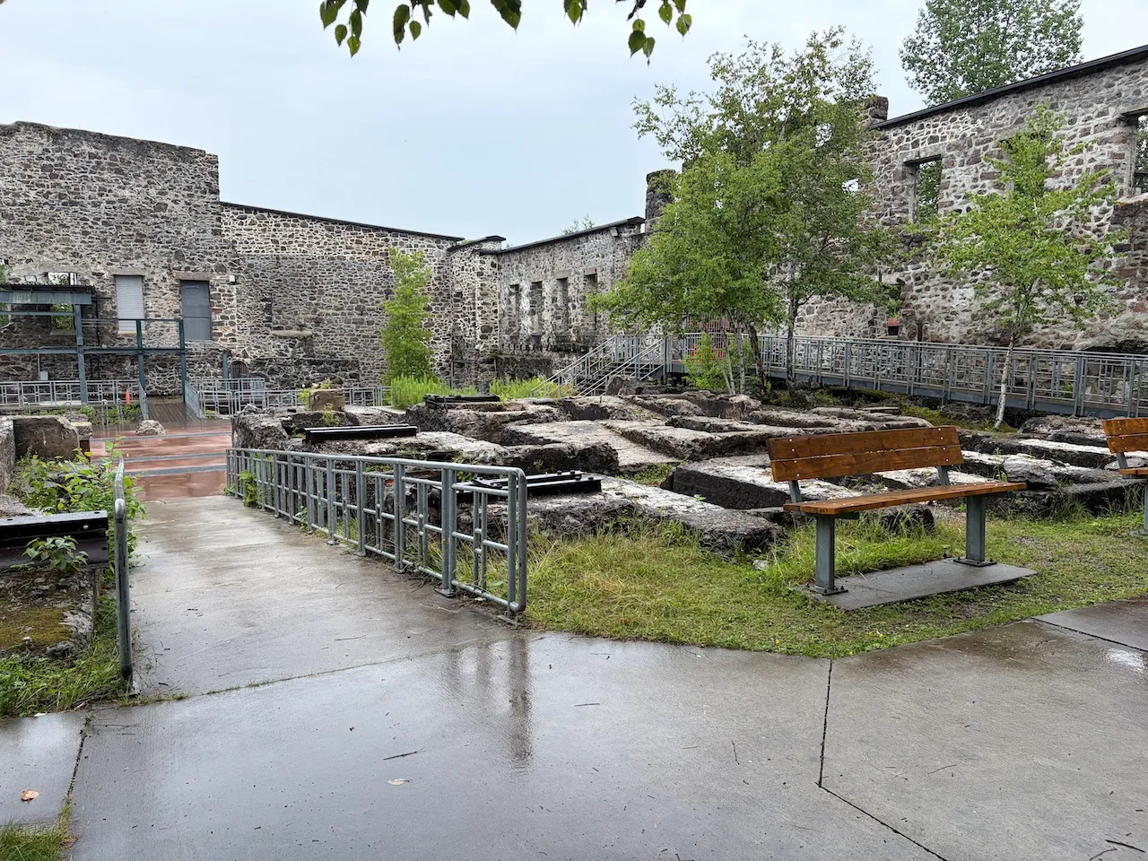 Jardin des vestiges
