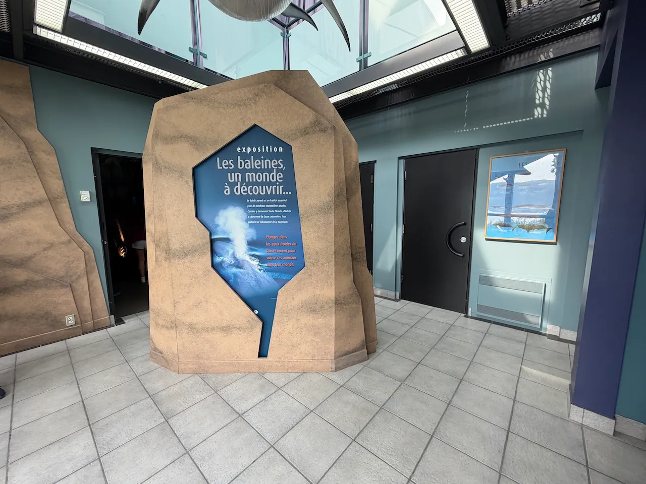Entrance to the exhibition and screening rooms