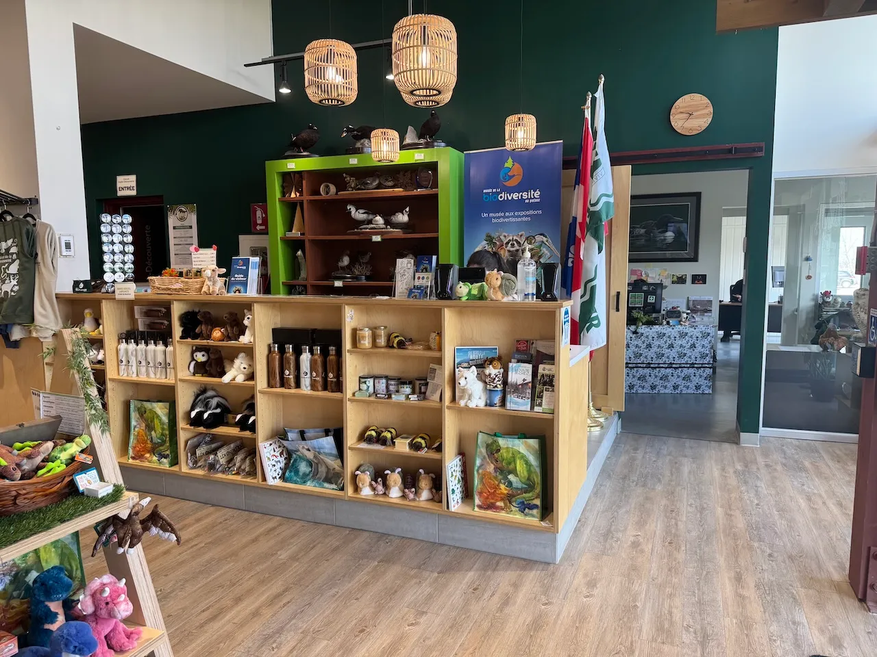 Reception and gift shop