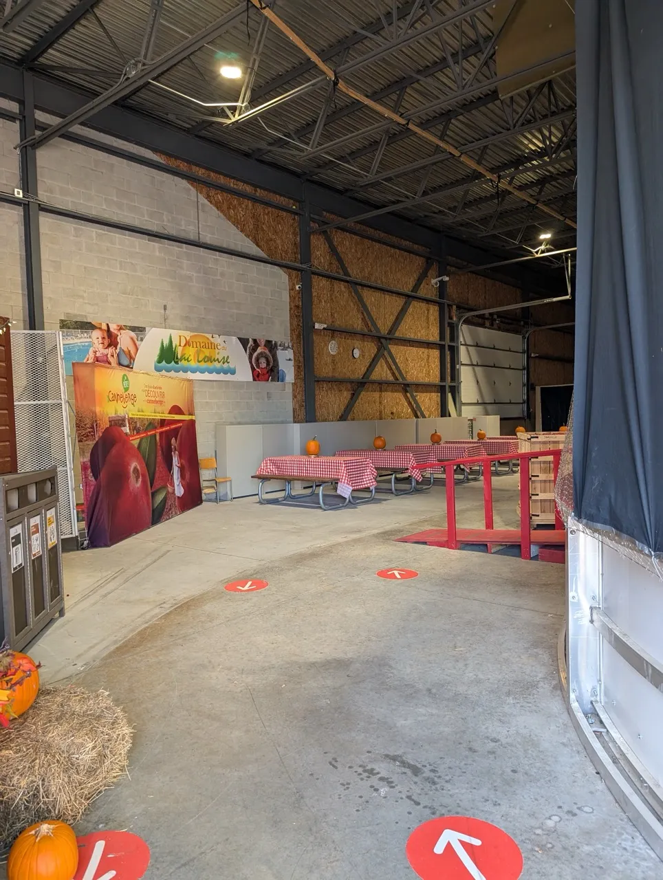 Interior of the exhibition hall