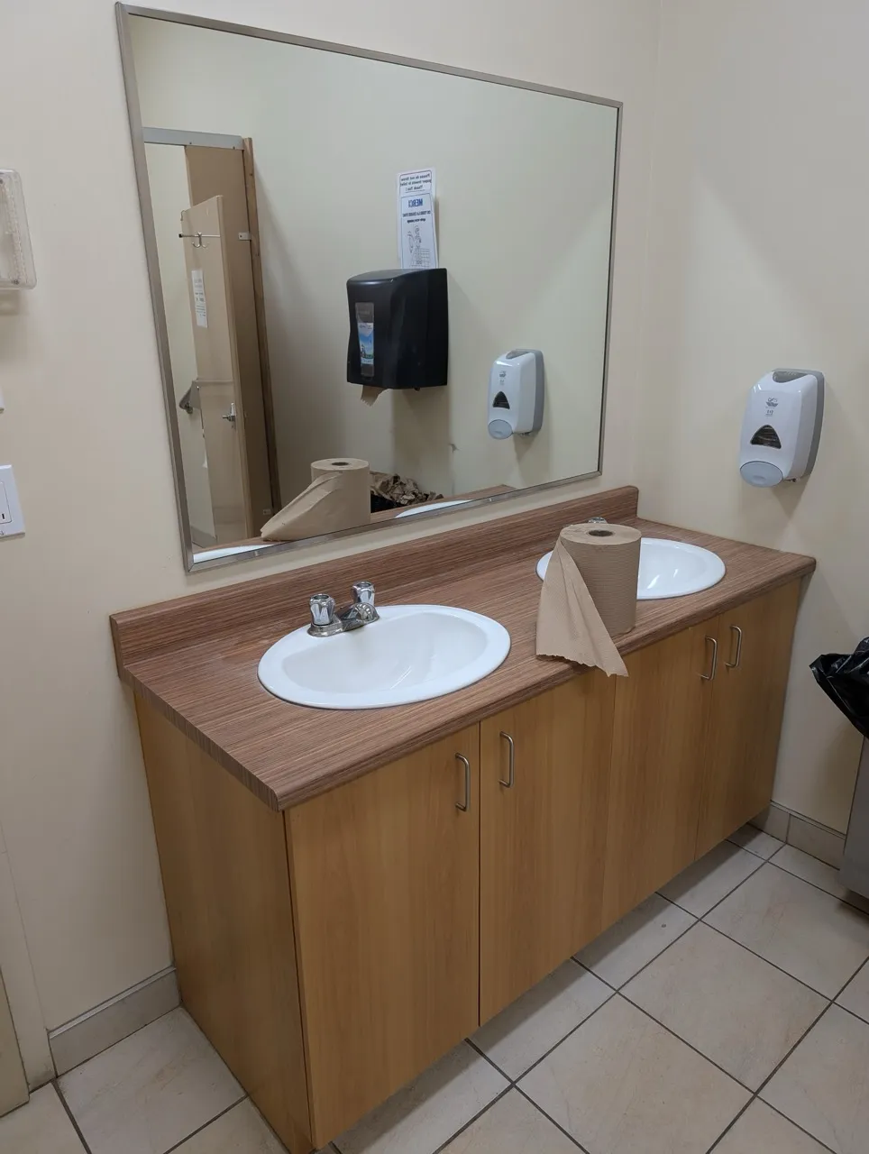 Sink - men's restroom