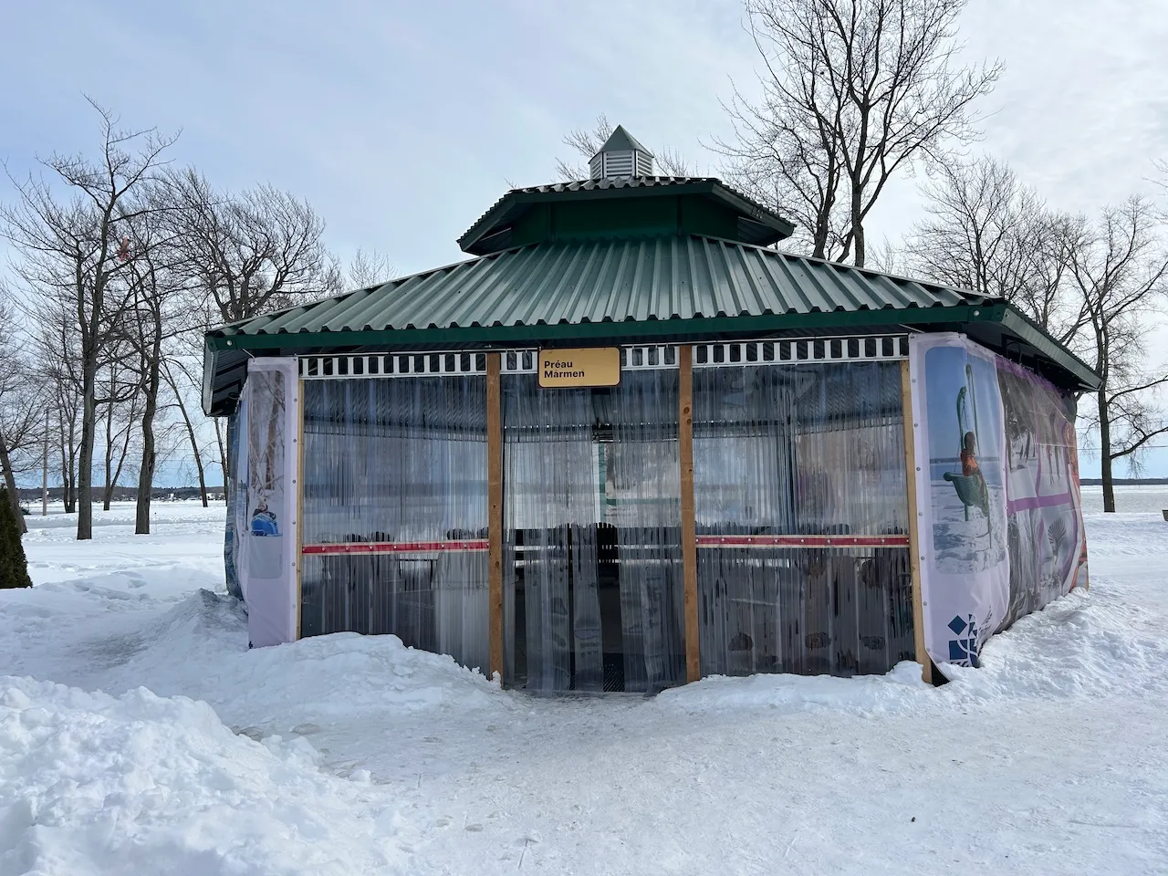 Préau Marmen (heating zone)