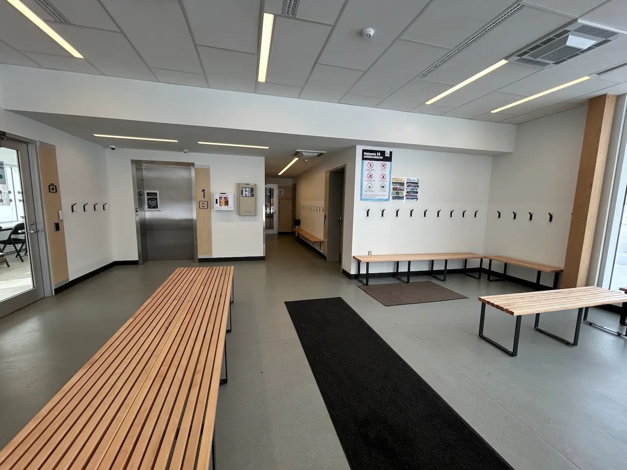 Central Pavilion - Interior of the building