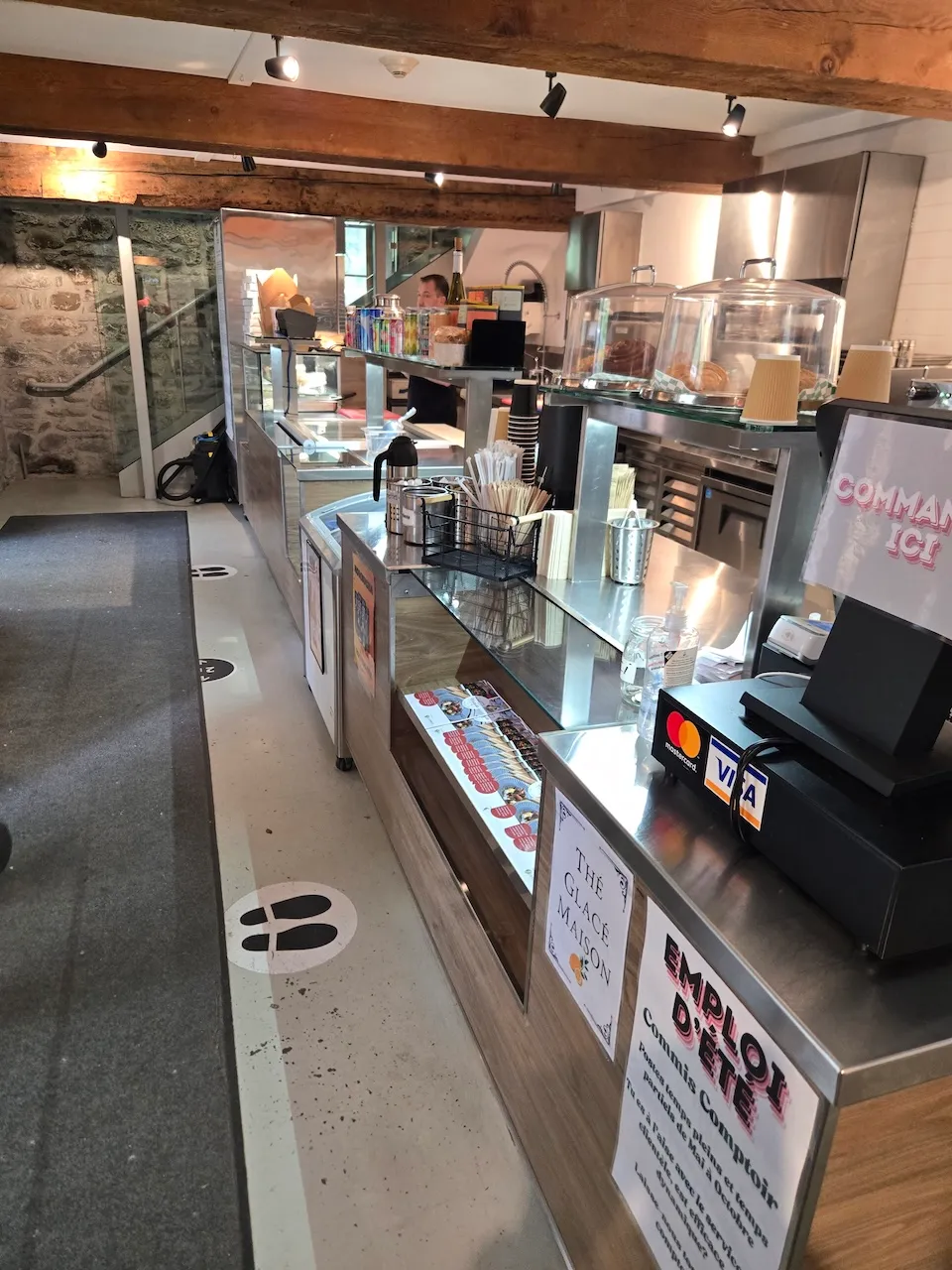 Comptoir du restaurant