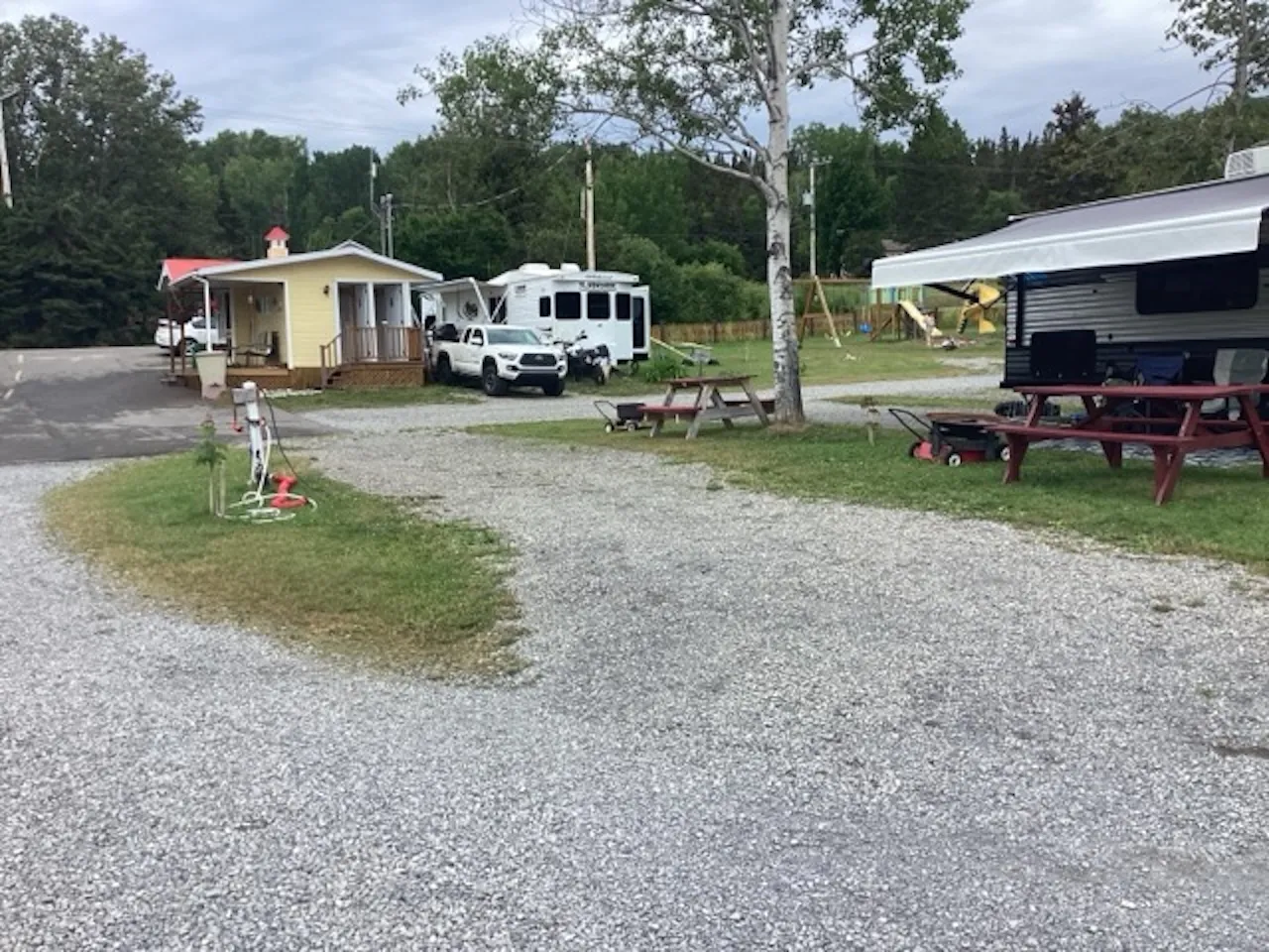 Vue d'ensemble du site