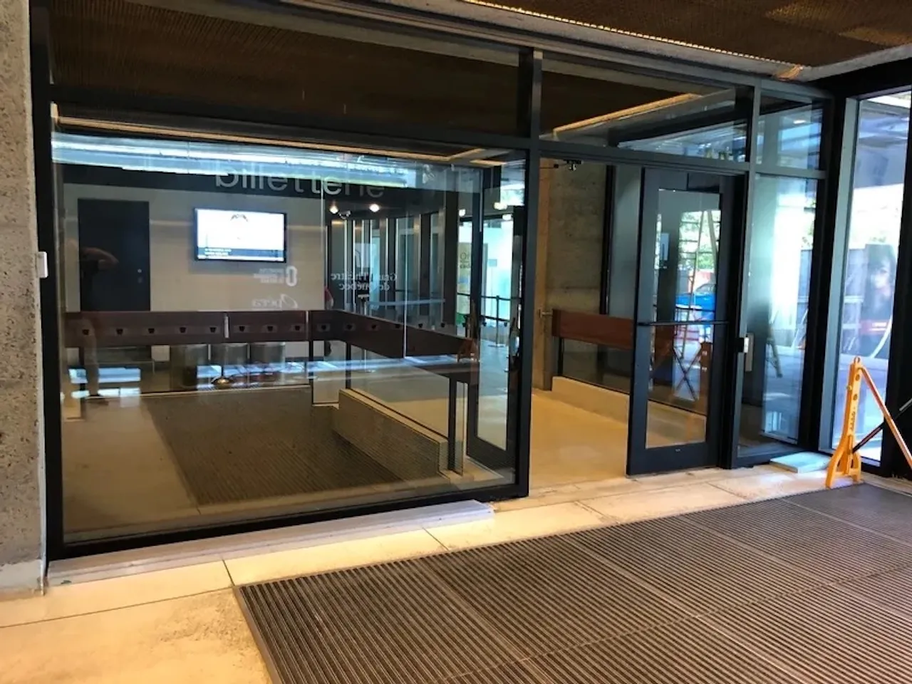 Accès vers la billetterie