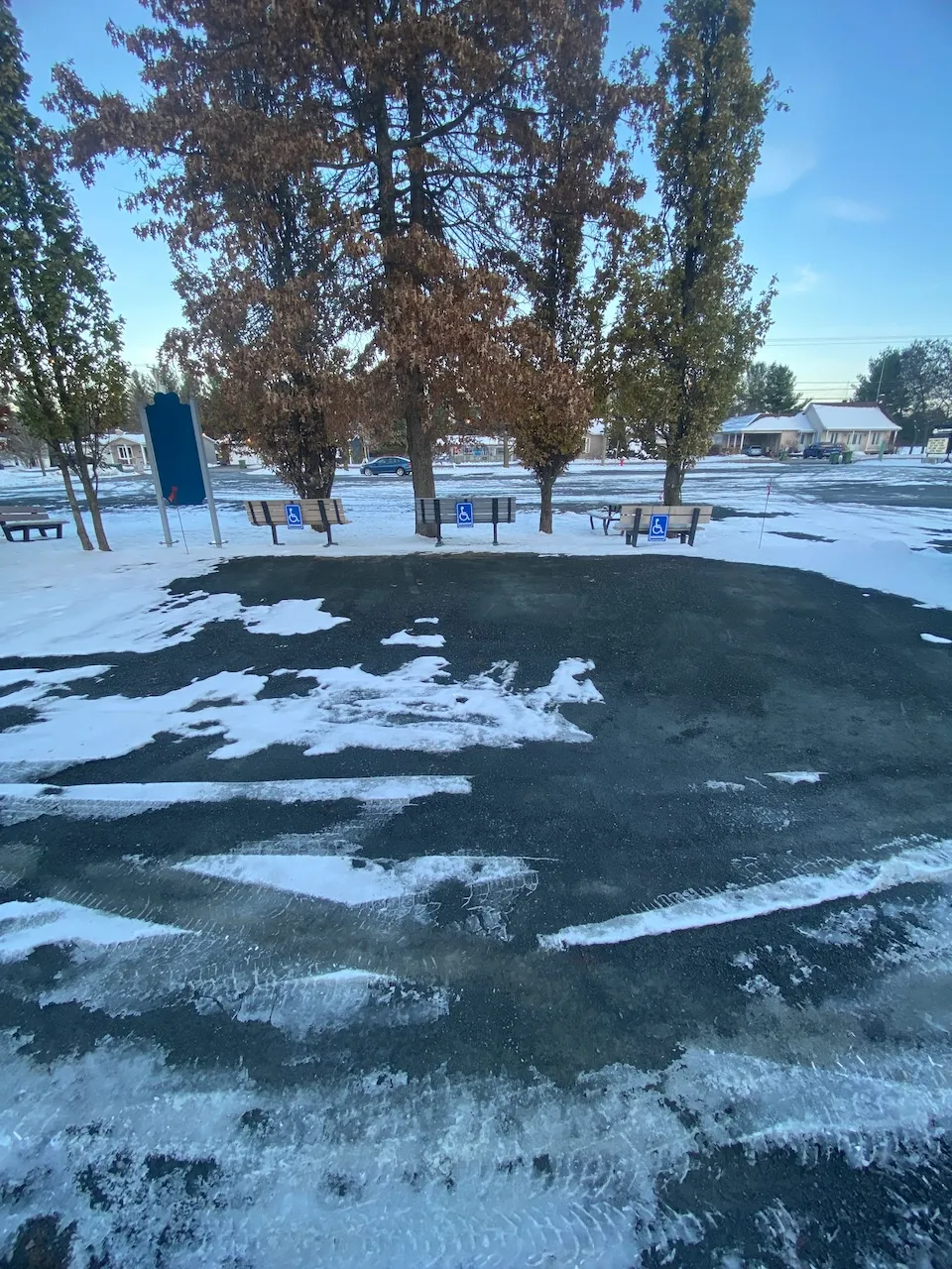 Reserved parking spaces