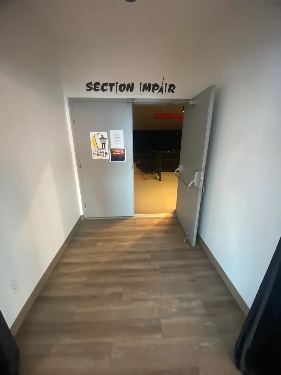 Entrance - broadcast location