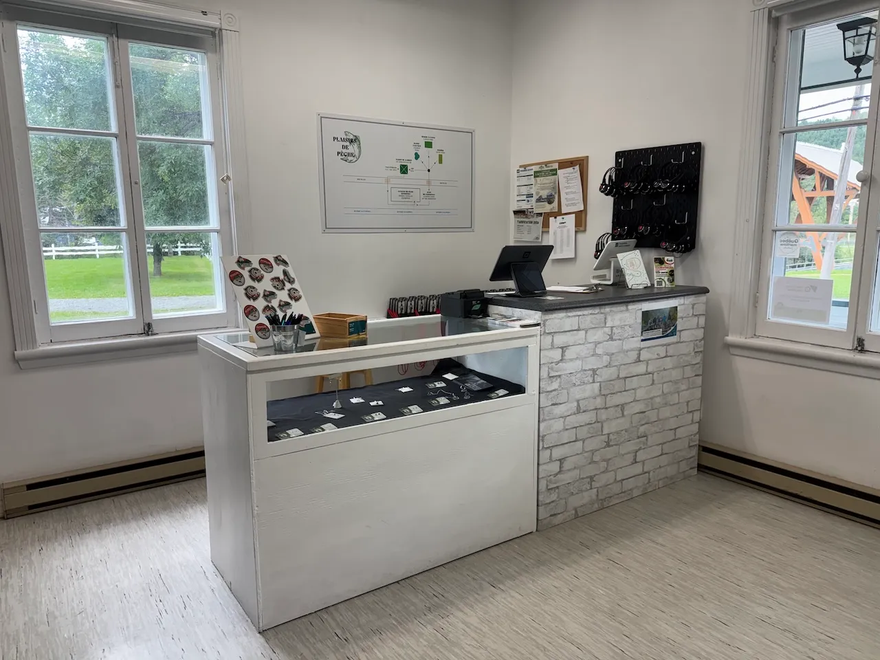 Comptoir d'accueil