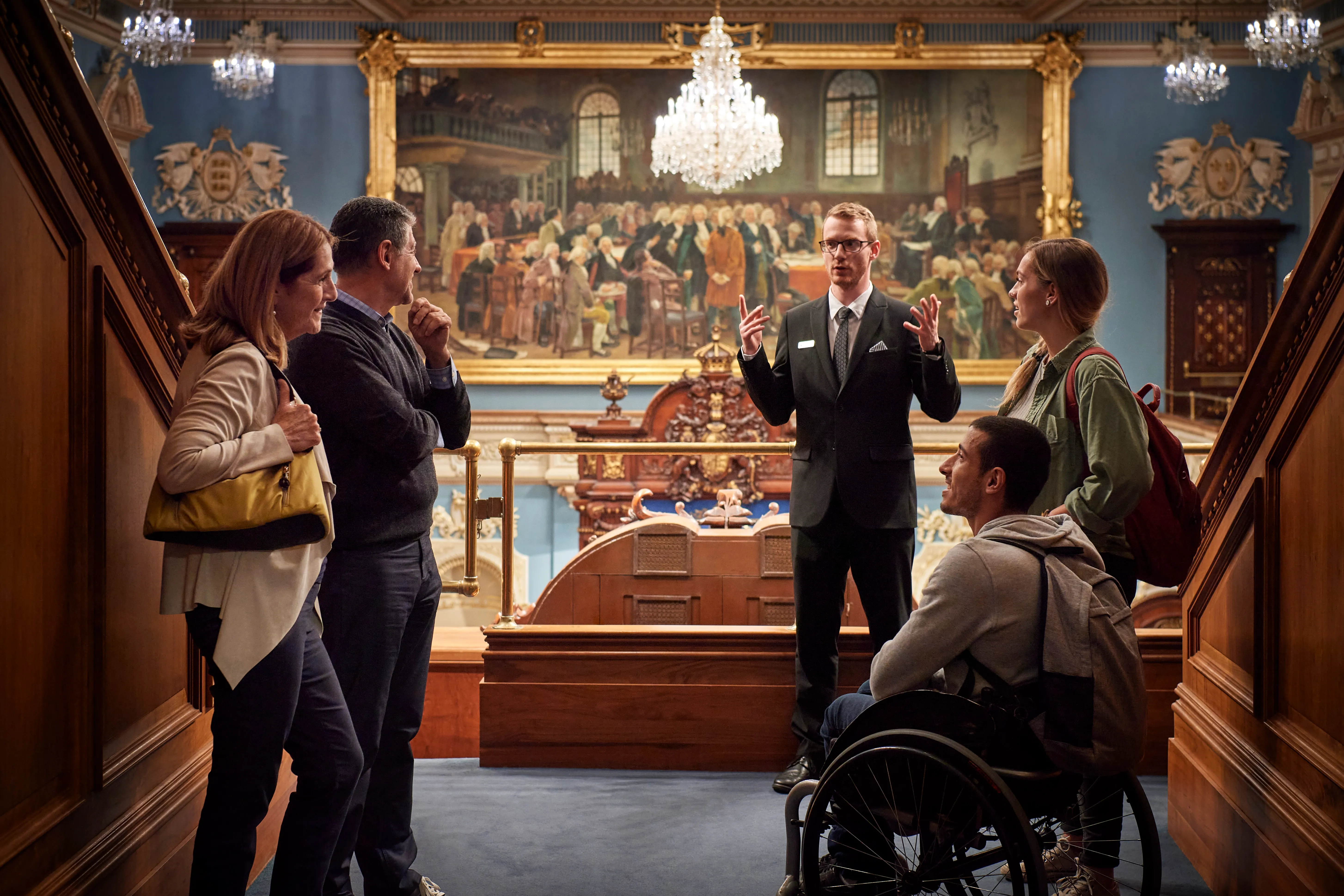 Blue Room of the Parliament