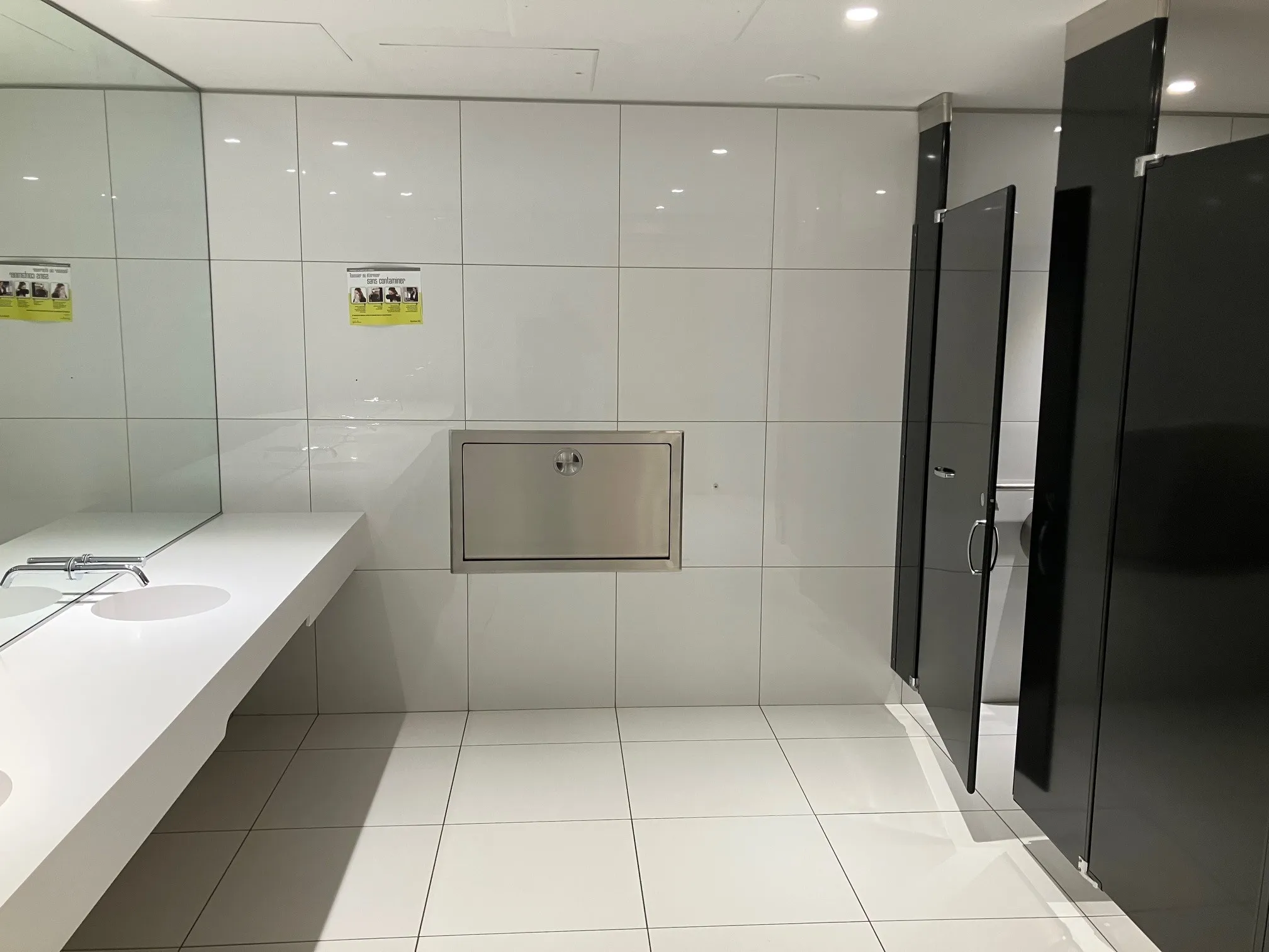 Restroom in the Parliament's Welcome Pavilion