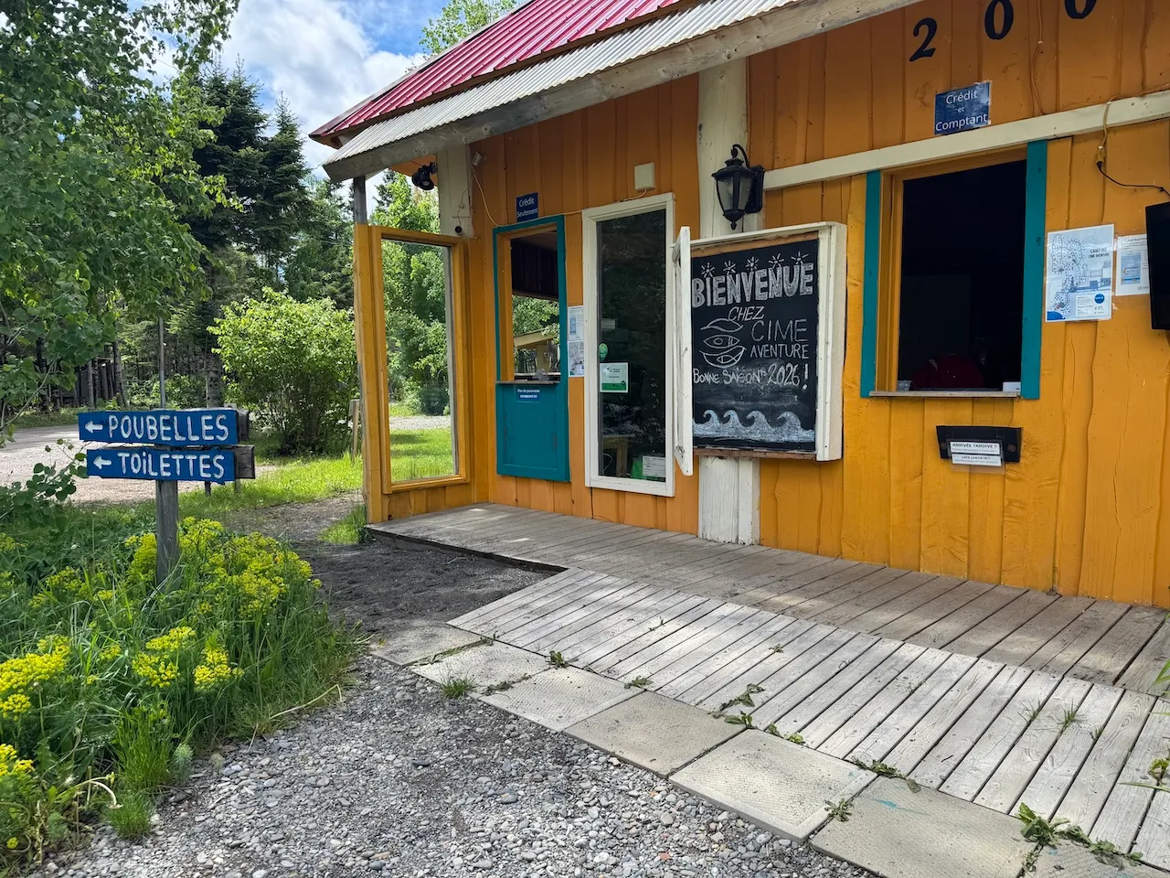Comptoir d'accueil et de location